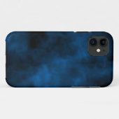 donkerblauwe wolken Case-Mate iPhone case (Achterkant (horizontaal))