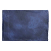 Donkerblauwe wolken kussensloop (Achterkant)