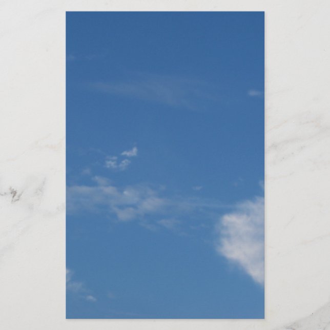 donkerblauwe wolken met witte wolken (Voorkant)