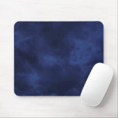Donkerblauwe wolken muismat (Met muis)