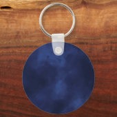 Donkerblauwe wolken sleutelhanger (Voorkant)
