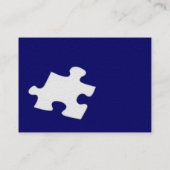 Donkerblauwe zandsteen — Puzzle-kaart Visitekaartje (Achterkant)
