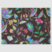  donkerbloemig ontkoppelbaar tissuepapier (Voorkant)