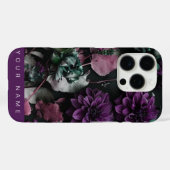 Donkerbloesem Paarse Case-Mate iPhone Case (Achterkant (horizontaal))