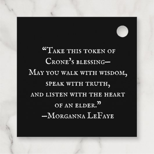 Donkerbloesemkroningsceremonie Bedankjes Labels (Achterkant)