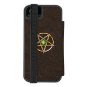 Donkerboek van schaduwen incipio iPhone portemonnee hoesje (Agenda Achterkant)