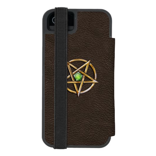 Donkerboek van schaduwen incipio iPhone portemonnee hoesje (Agenda Achterkant)