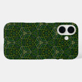 Donkerbos Groen Mandala Sci-fi Geometric Pattern Case-Mate iPhone Case (Achterkant (horizontaal))