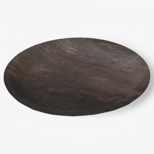 Donkerbruin Bord met houtwapier (Gekanteld)