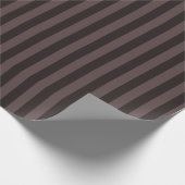 Donkerbruin & Bruine Steen Strepen Cadeaupapier (Hoek)