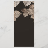 Donkerbruin- en bronbladmenu Robuuste Herfst Menu (Achterkant)