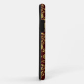 Donkerbruin en gouden  Damaskers Case-Mate iPhone Case (Achterkant/rechts)