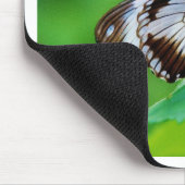 Donkerbruin en grijze vlinder muismat (Hoek)