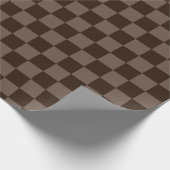 Donkerbruin en kathodehoekbord cadeaupapier (Hoek)