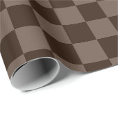 Donkerbruin en kathodehoekbord cadeaupapier (Rol Hoek)