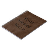  donkerbruin Espresso Parchment Paper Notitieboek (Linkerzijde)