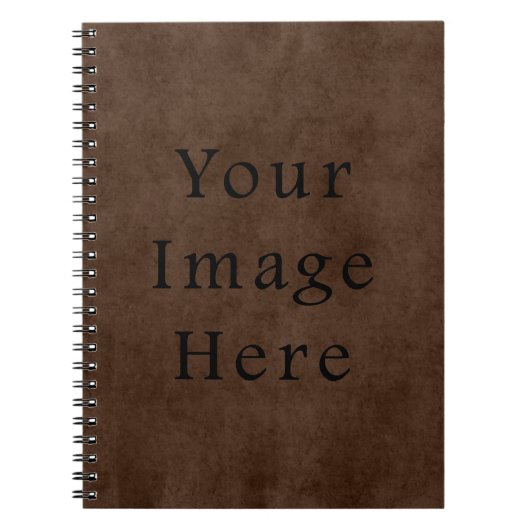  donkerbruin Espresso Parchment Paper Notitieboek (Voorkant)