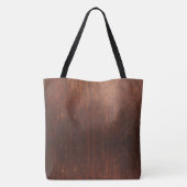 Donkerbruin Faux Hood Tote Bag (Achterkant)