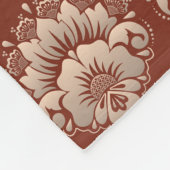 Donkerbruin Fleece Deken (Hoek)