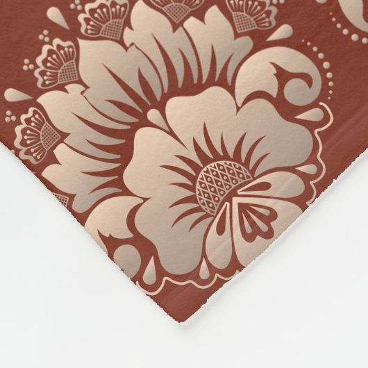 Donkerbruin Fleece Deken (Hoek)