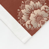 Donkerbruin Fleece Deken (Hoek)