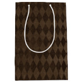  donkerbruin Harlequin Medium Cadeauzakje (Voorkant)