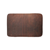 Donkerbruin hout badmat (Voorkant)