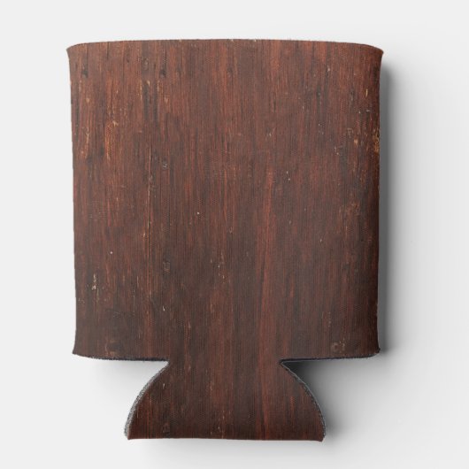 Donkerbruin hout blikjeskoeler (Achterkant)