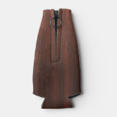 Donkerbruin hout flesjeskoeler (Achterkant)