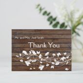 Donkerbruin hout Kijk wit Florence bedankt je kaar (Staand voorkant)