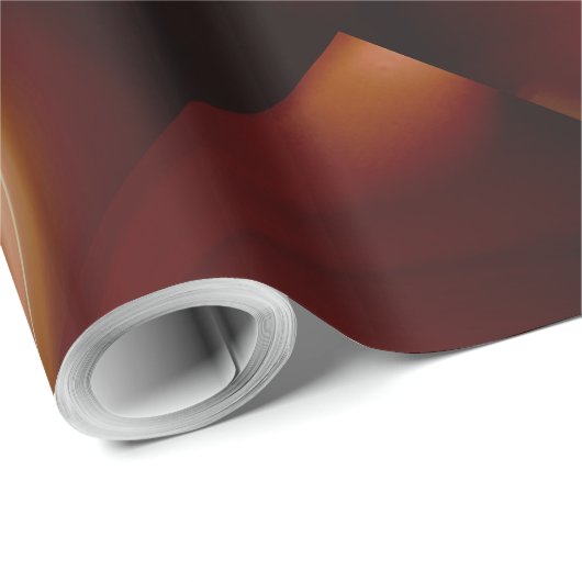 Donkerbruin lichtspiraal cadeaupapier (Rol Hoek)