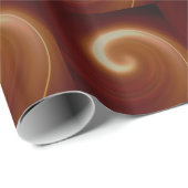 Donkerbruin lichtspiraal cadeaupapier (Rol Hoek)