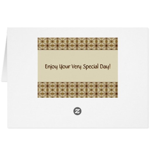 Donkerbruin met gouden patroon (Achterkant Horizontaal)