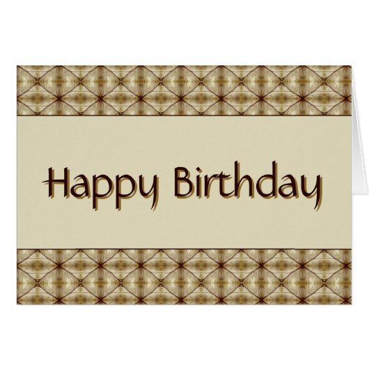 Donkerbruin met gouden patroon (Voorkant Horizontaal)