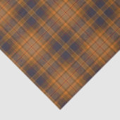 Donkerbruin | oranje plaid van tartan tissuepapier (Detail)