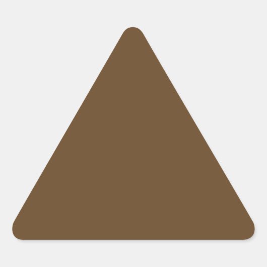 Donkerbruin Sticker (Voorkant)