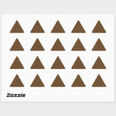 Donkerbruin Sticker (Vel)