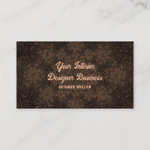  donkerbruin Waterverf Antiek textuur Visitekaartje (Voorkant)