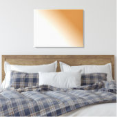 Donkerbruin wit ombre canvas afdruk (Insitu (Slaapkamer))