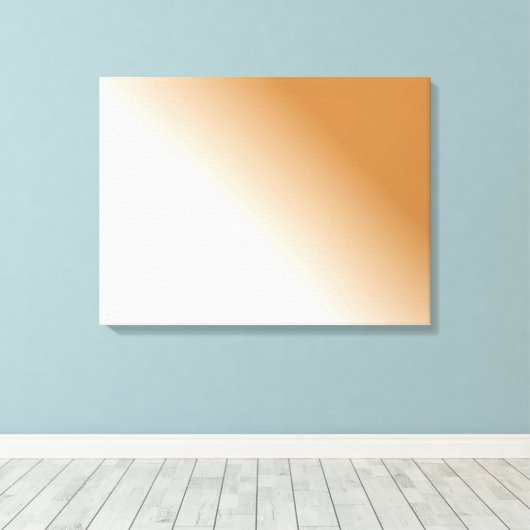 Donkerbruin wit ombre canvas afdruk (Insitu (Houten vloer))