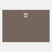 Donkerbruin, zwaar verpakkingspapier inpakpapier vel (Voorkant 3)