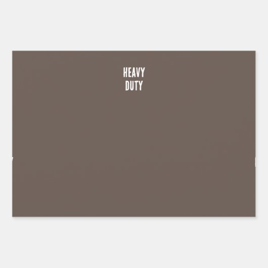 Donkerbruin, zwaar verpakkingspapier inpakpapier vel (Voorkant 3)