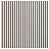 Donkerbruine en witte strepen stof (Swatch)
