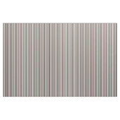 Donkerbruine en witte strepen stof (Fat Quarter)