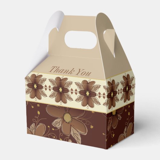 Donkerbruine Flieal Bedankdoosjes (Achterkant)