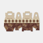 Donkerbruine Flieal Bedankdoosjes (Uitgevouwen)