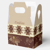 Donkerbruine Flieal Bedankdoosjes (Geopend)