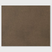 Donkerbruine lederen textuur Achtergrond Cadeaupapier (Vlak)