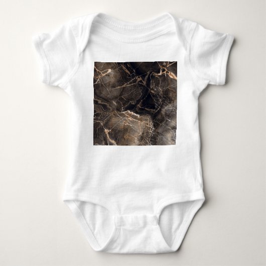 Donkerbruine marmeren gouden aderen romper (Voorkant)