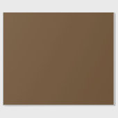 Donkerbruine matte omslagpapier cadeaupapier (Vlak)